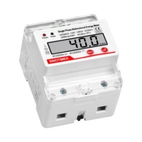 Contor de energie RS485 cu afișaj LCD monofazat DDS6619 040 AC230V 5-80A, DDS6619-040